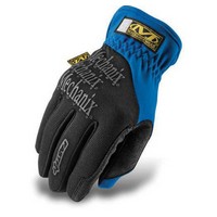 Mechanixwear MFF-03-010 Mechanix Wear Large Blue And Black FastFit Full Finger Synthetic Leather And Spandex Mechanics Gloves Wi